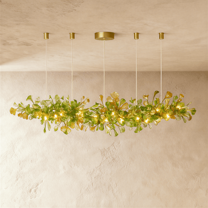 Lustre Céleste en verre