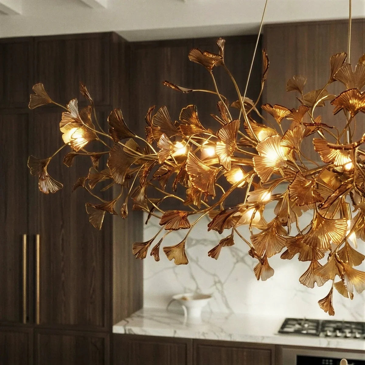 Lustre Céleste en verre