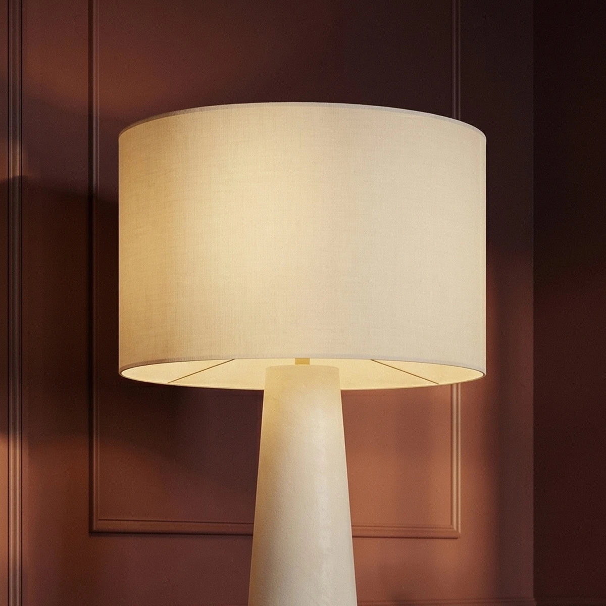 Lampadaire Opale en tissu