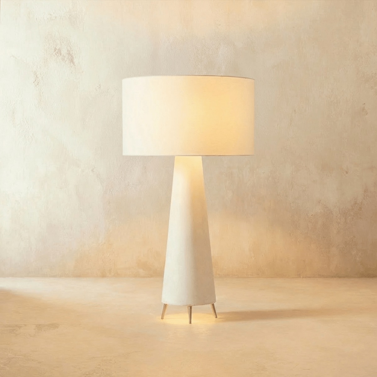 Lampadaire Opale en tissu