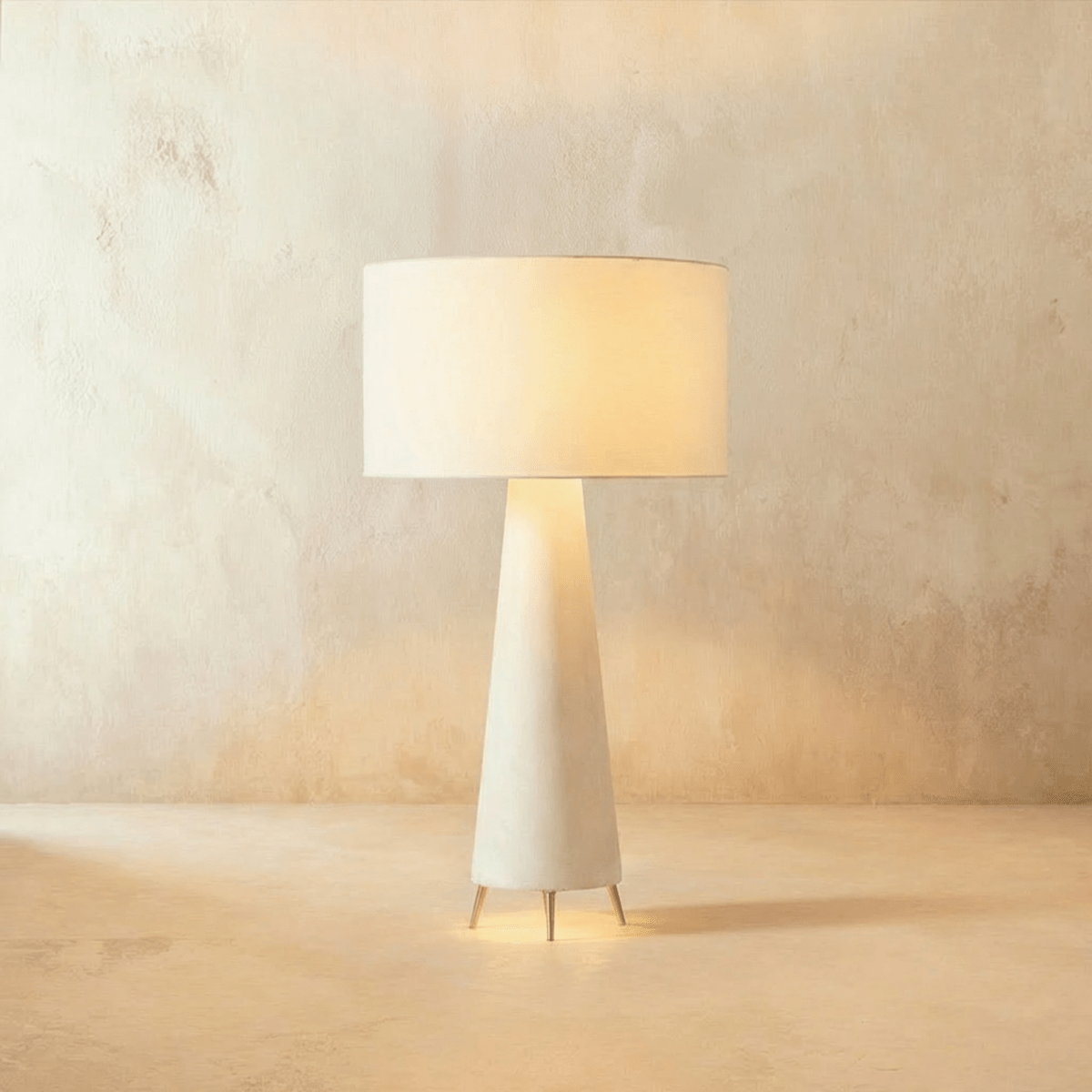 Lampadaire Opale en tissu