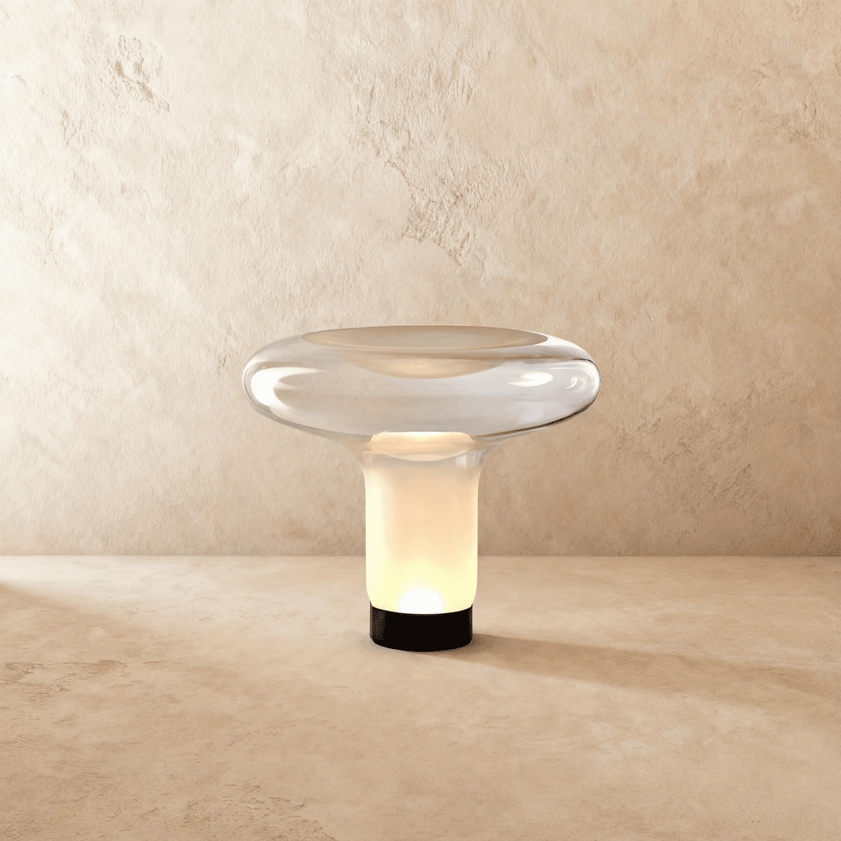 Lampe à poser Quartz en verre