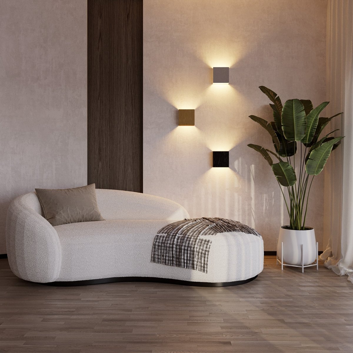 Applique murale Brise en aluminium