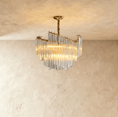 Lustre Dune en cristal