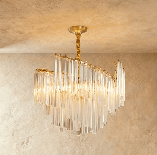 Lustre Dune en cristal