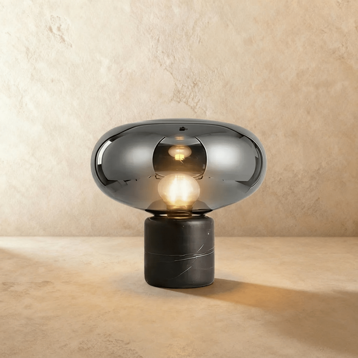 Lampe à poser Plume en marbre