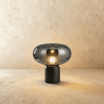 Lampe à poser Plume en marbre