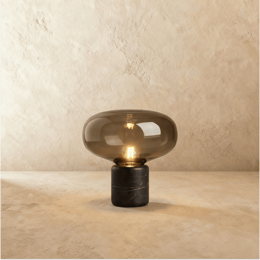 Lampe à poser Plume en marbre