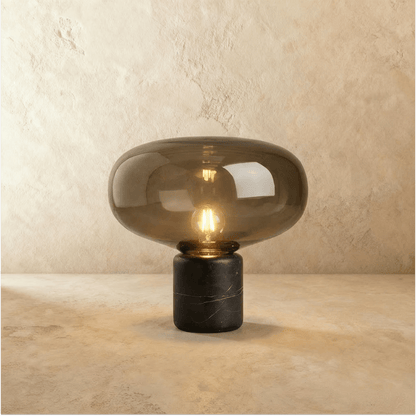 Lampe à poser Plume en marbre