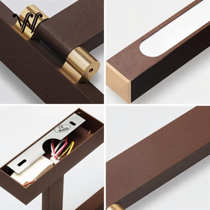 Applique murale Ocre en aluminium