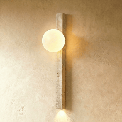 Olorva Travertine Wall Lamp