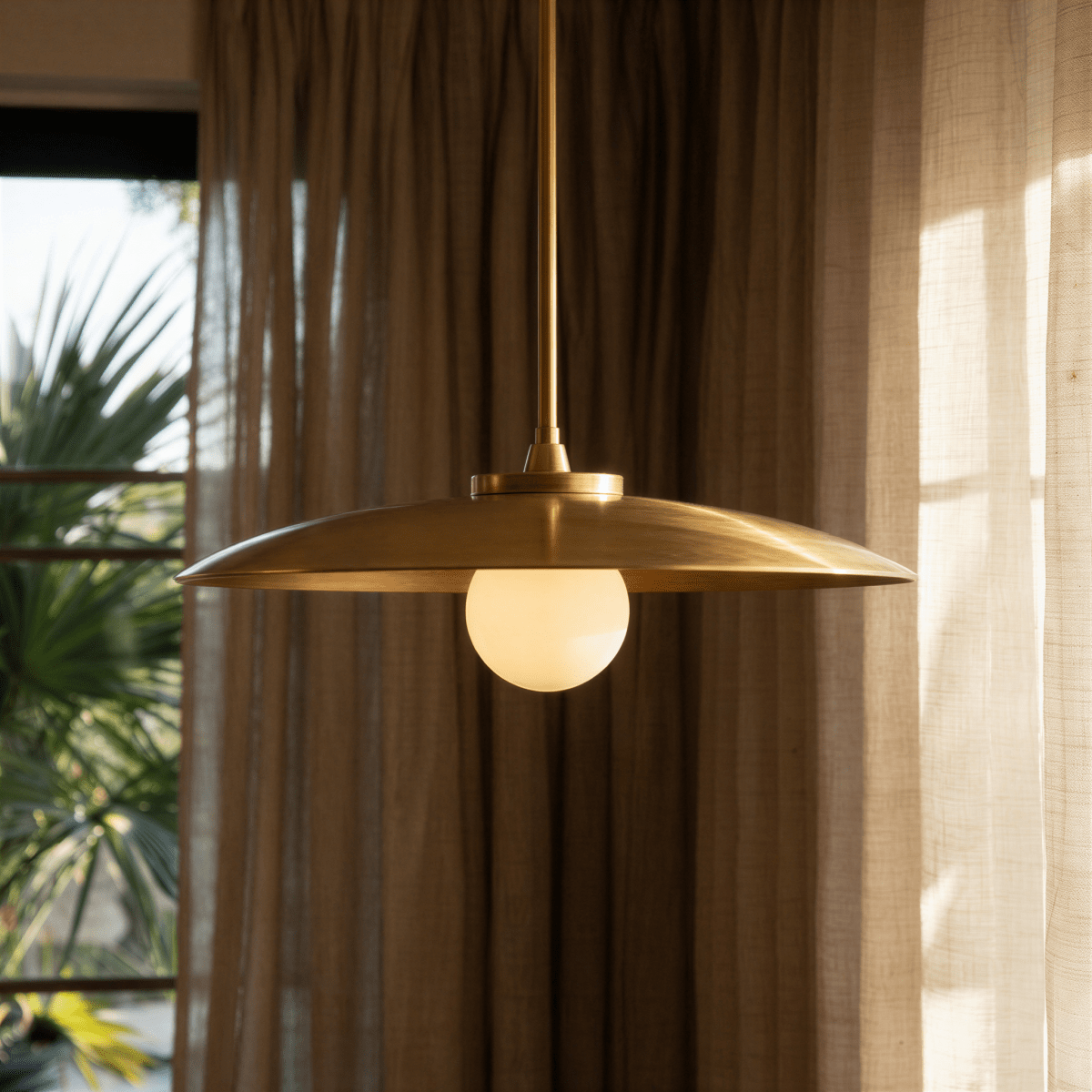 Suspension Galet en laiton