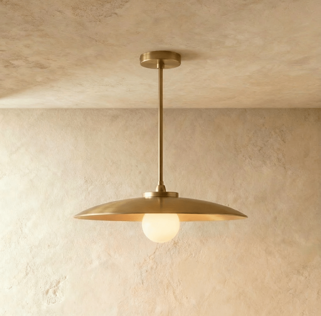 Suspension Galet en laiton