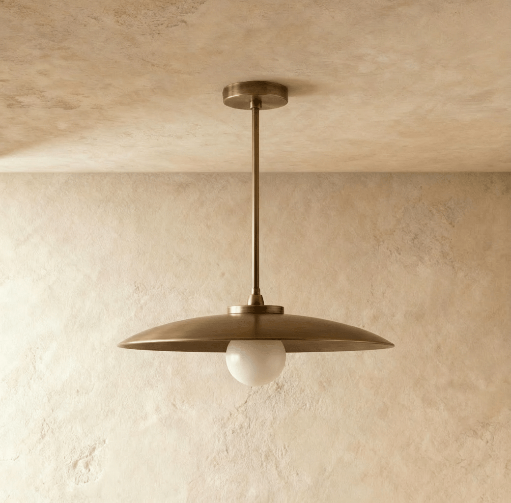 Suspension Galet en laiton