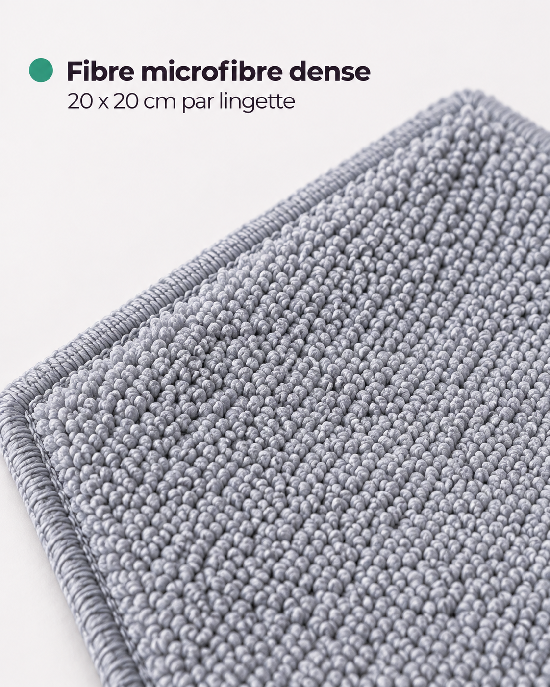 Lingettes microfibre réutilisables – 4