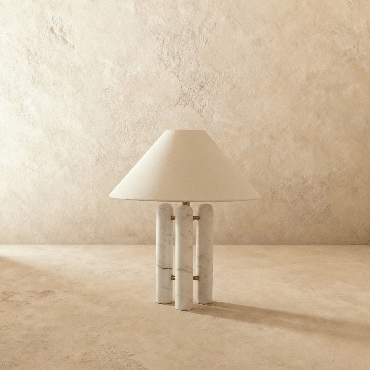 Lampe à poser Sable en marbre