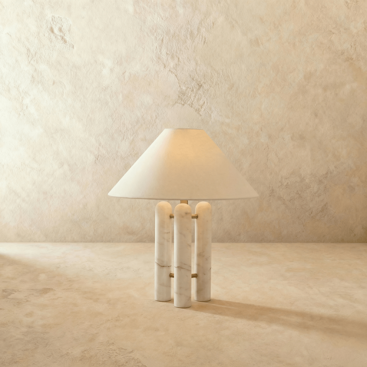 Lampe à poser Sable en marbre
