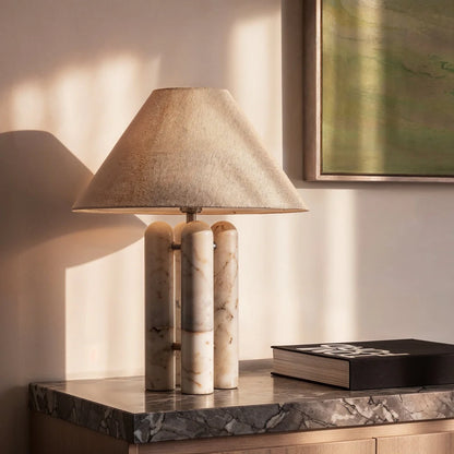Lampe à poser Sable en marbre