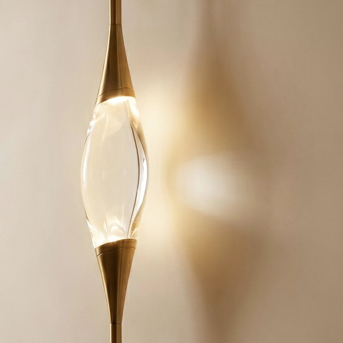 Applique murale Ambre en cristal