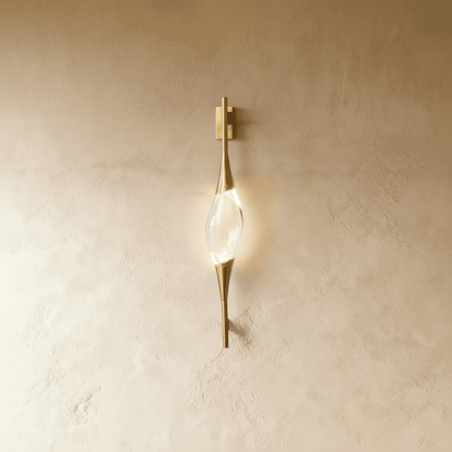 Applique murale Ambre en cristal