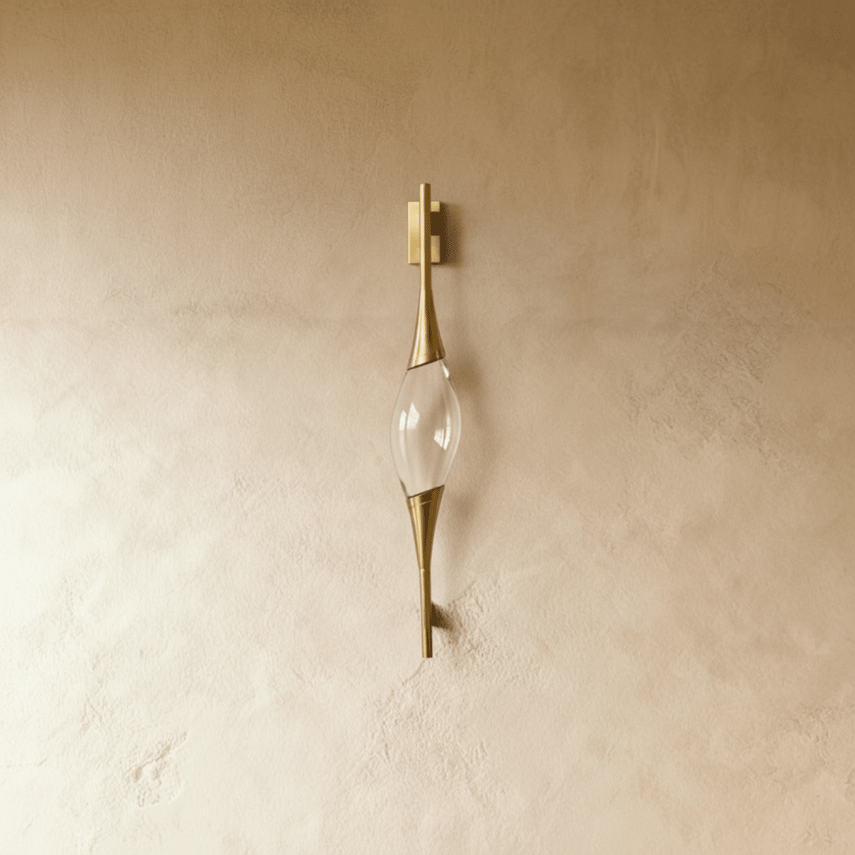 Applique murale Ambre en cristal
