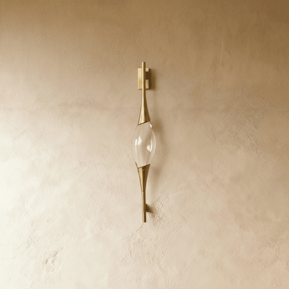 Applique murale Ambre en cristal