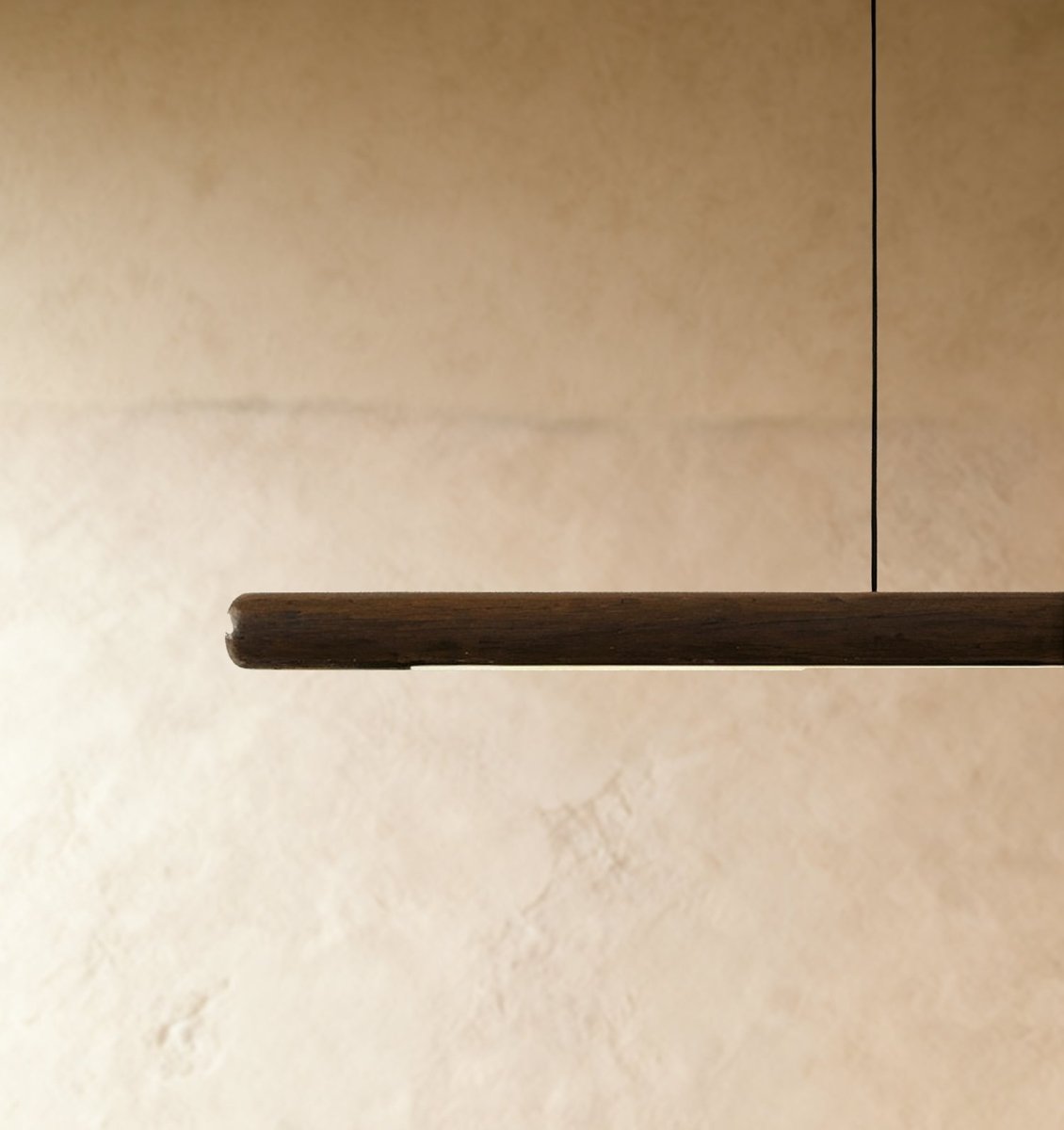 Suspension Lagune en noyer