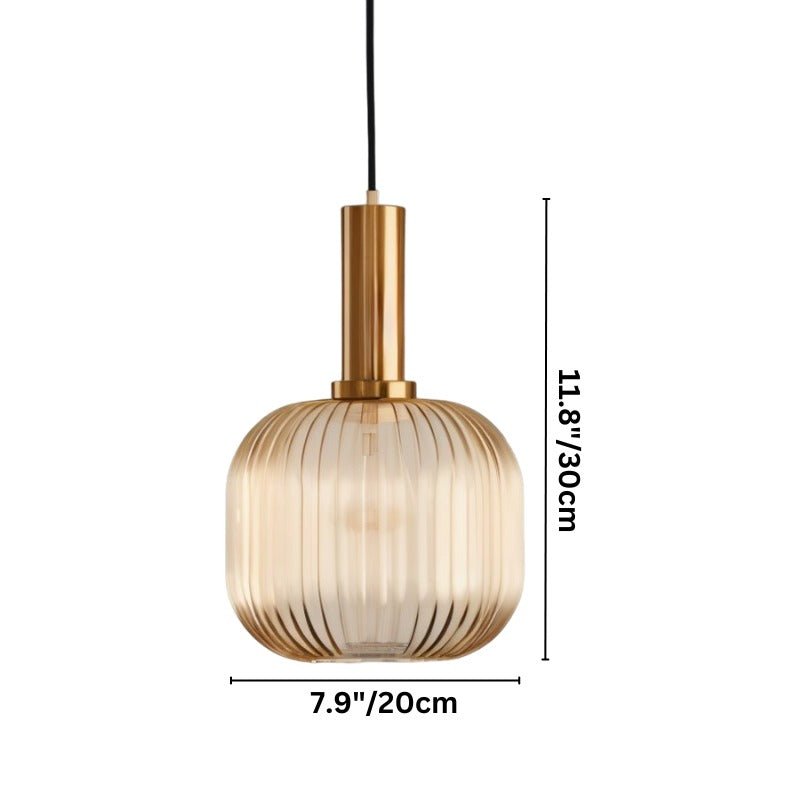 Suspension Vigne en verre