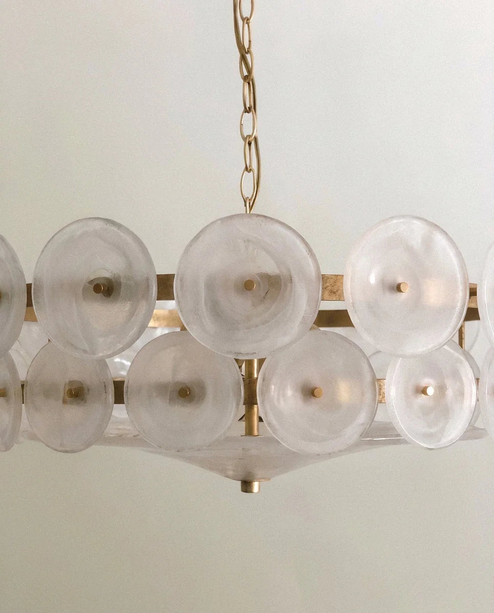 Lustre Crique en verre