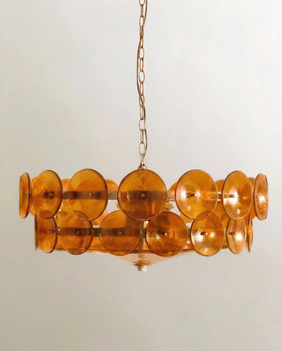 Lustre Crique en verre