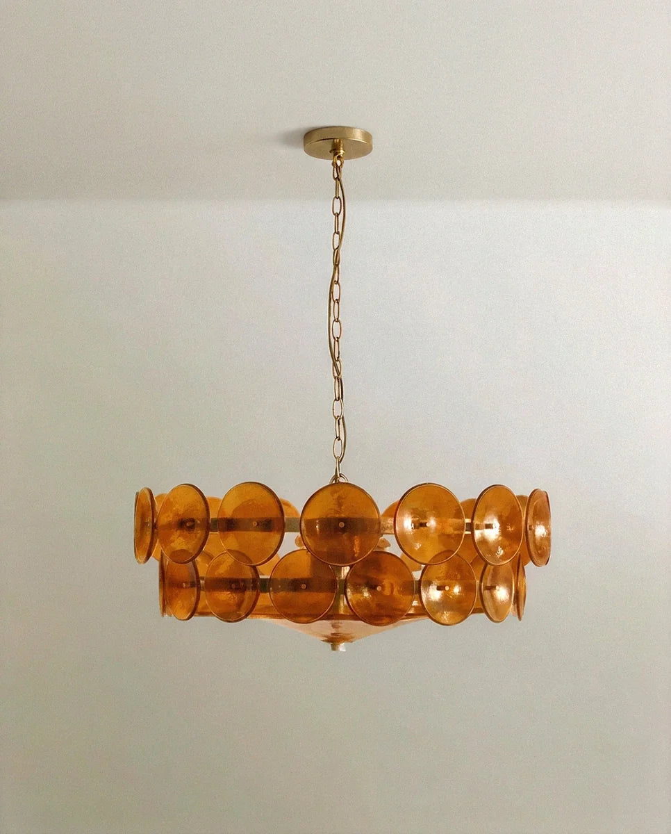 Lustre Crique en verre