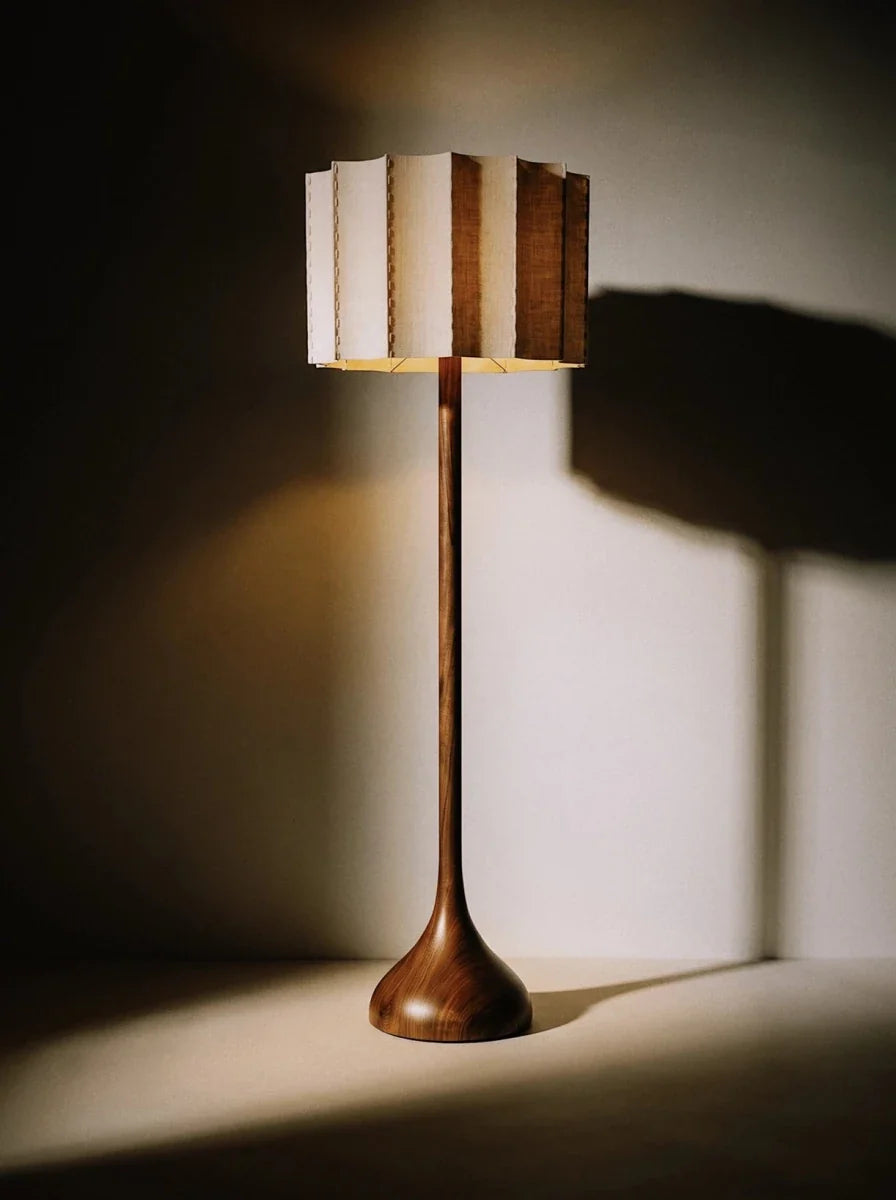 Lampadaire Perle en bois