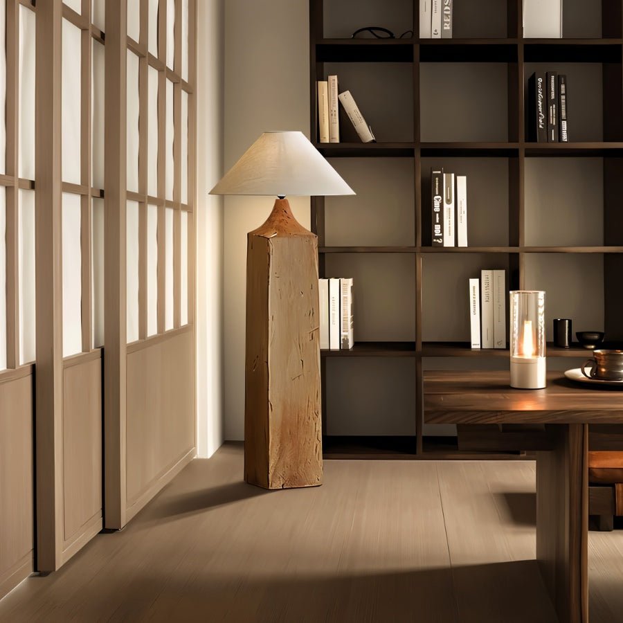 Lampadaire Phare en bois