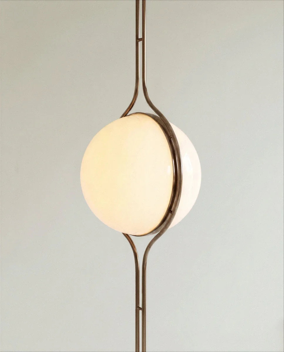 Lampadaire Lune en acrylique